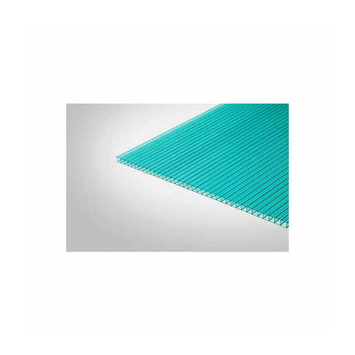 Сотовый поликарбонат 10 мм КОЛИБРИ бирюза 2100х12000 мм